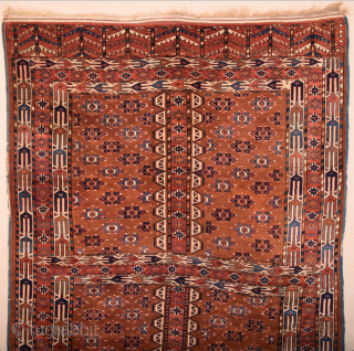 Late 19th Century Yamud Engsi It's in Perfect Condition and All is Original Untouched one Size 132 x 182 cm             