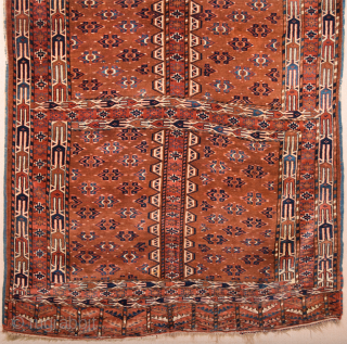 Late 19th Century Yamud Engsi It's in Perfect Condition and All is Original Untouched one Size 132 x 182 cm             