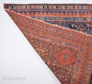 Colorful Persian Avshar Rug It's in good condition and untouched one size 175 x 210 cm                 