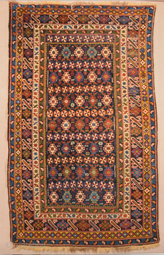 1880s  Shirvan Chi-Chi Rug It has nice colors size 126 x 210 cm                   