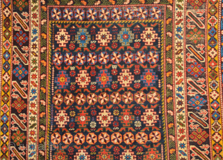 1880s  Shirvan Chi-Chi Rug It has nice colors size 126 x 210 cm                   