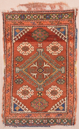 19th Century West Anatolian Probably Dazkırı Area Yastık.It's in Perfect Condition Size 60 x 95 Cm                 