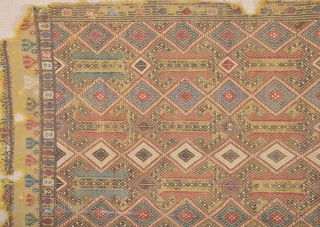 19th Century Central Anatolian Konya Cicim Size 150 x 260 Cm                      