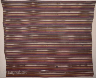 19th Century Shahsavan Kilim Band Size 200 x 225 Cm                       