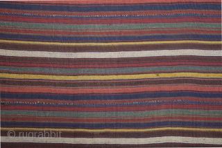 19th Century Shahsavan Kilim Band Size 200 x 225 Cm                       