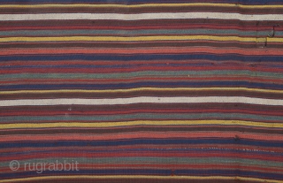 19th Century Shahsavan Kilim Band Size 200 x 225 Cm                       