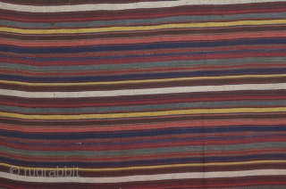 19th Century Shahsavan Kilim Band Size 200 x 225 Cm                       