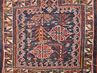19th Century Persian Luri Salt Bag size 44x48 cm                        