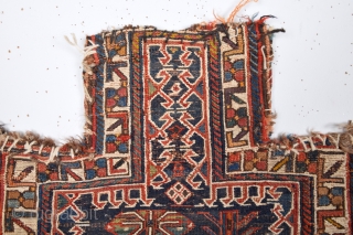 19th Century Persian Luri Salt Bag size 44x48 cm                        