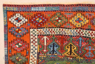 Early 19th Century Central Anatolian Konya Prayer Rug It rare design and has great colors on it.Little missing borders but Rest of them perfect condition high pile on it.Size 113 x 183  ...