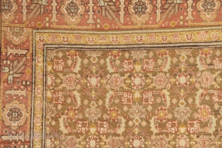 Circa 1900s Small Beauty Persian Tabriz Rug Size 117 x 165 Cm                     