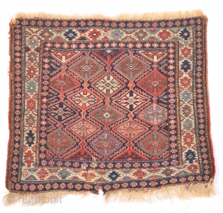 19th Century Shahsavan Sumac ın Good Condition And Colorful One.Size 60 x 70 Cm.                   