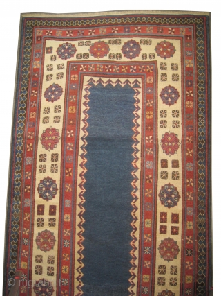 Talish Caucasian circa 1870 antique. Collector's item, Size: 218 x 108 (cm) 7' 2" x 3' 6"  carpet ID: K-3617
Already repaired, vegetable dyes, the warp and the weft threads are 100%  ...
