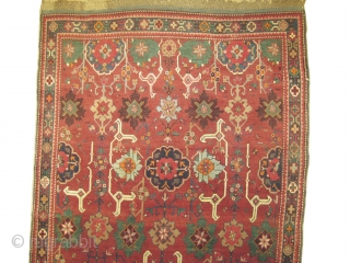 
Karabag Caucasian knotted circa in 1910, antique, collector's item,  243 x 144 (cm) 8'  x 4' 9"  carpet ID: H-208
In perfect condition, high pile, both edges are finished with  ...