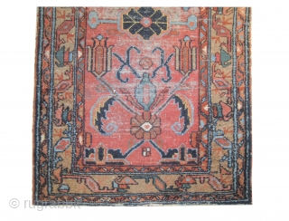 


Lilihan Persian knotted circa 1920, antique,74 x 125 cm, ID: MMM-36
The black knots are oxidized, the knots are hand spun lamb wool, the background color is brick, uniformly used, allover design, the  ...
