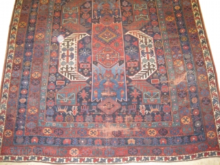 

Goradis Caucasian dated 1302 = 1884, antique, collectors item, 250 x 580 cm, ID: P-6192
The black knots are oxidized. The knots,the warp and the weft threads are hand spun lamb wool. The  ...
