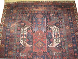 

Goradis Caucasian dated 1302 = 1884, antique, collectors item, 250 x 580 cm, ID: P-6192
The black knots are oxidized. The knots,the warp and the weft threads are hand spun lamb wool. The  ...