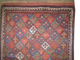 
Gutschan-Kurd Persian circa 1910 antique. Collector's item, Size: 188 x 110 (cm) 6' 2" x 3' 7"  carpet ID: E-457
Vegetable dyes, the black color is oxidized, the knots are hand spun  ...