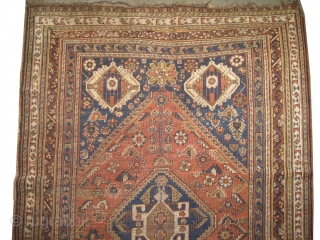 
Qashqai Persian knotted circa 1910 antique, collectors item, 197 x 140 cm  carpet ID: K-4603
The black knots are oxidized. The knots, the warp and the weft threads are mixed with hand  ...