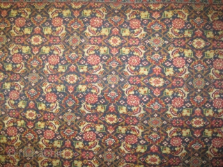 
 	

Senneh Persian, knotted circa in 1915, 365 x 262 (cm) 12'  x 8' 7"  carpet ID: P-12
The black knots are oxidized, the knots are hand spun lamb wool, the  ...