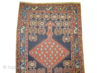 	

Meshgin Persian circa 1910 antique. Collector's item, Size: 327 x 123 (cm) 10' 9" x 4' 
 carpet ID: K-4790
the black color is oxidized, the knots are hand spun wool, the warp  ...
