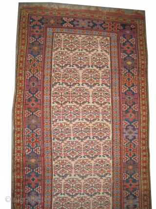 
Louristan Persian circa 1875 antique. Collector's item, Size: 440 x 99 (cm) 14' 5" x 3' 3"  carpet ID: K-5803
the knots are hand spun wool, vegetable dyes, the warp and the  ...