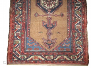 


Hamadan Persian knotted circa in 1924, semi antique, 214 x 137 (cm) 7'  x 4' 6"  carpet ID: K-4091
The knots are hand spun wool, the background is knotted with camel  ...