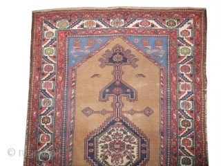 


Hamadan Persian knotted circa in 1924, semi antique, 214 x 137 (cm) 7'  x 4' 6"  carpet ID: K-4091
The knots are hand spun wool, the background is knotted with camel  ...