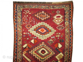 


 	

Gabbeh Nomad Persian, knotted circa in 1930 semi antique, collector's item.  176 x 110 (cm) 5' 9" x 3' 7"  Carpet ID: T-470
High pile, in perfect condition, the knots  ...