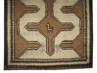 


 	

 Gabbeh Nomad Persian knotted circa in 1925 semi-antique, collector's item. 182 x 111 (cm) 6'  x 3' 8"  Carpet ID: K-5646
The knots are natural wool as: camel hair,  ...