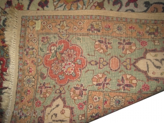 Tabriz-Petak Persian old. Size: 375 x 261 (cm) 12' 4" x 8' 7"  carpet ID: OZ-6
All over design, the surrounded large border has poetic inspiration, fine knotted, high standard quality and  ...