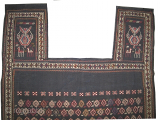 
Horse cover Vernneh Caucasian, woven circa in 1915 antique, collector's item,  152 x 120 (cm) 5'  x 3' 11"  carpet ID: A-271
Woven with vernneh technique and hand spun lamb  ...