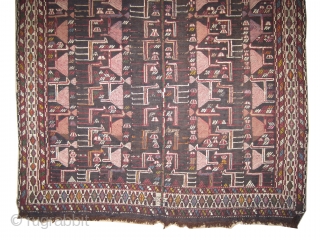 
 	

Horse cover Vernneh Caucasian, woven circa in 1915 antique, collector's item,  160 x 129 (cm) 5' 3" x 4' 3"  carpet ID: A-84
In perfect condition, woven with Vernneh technique  ...