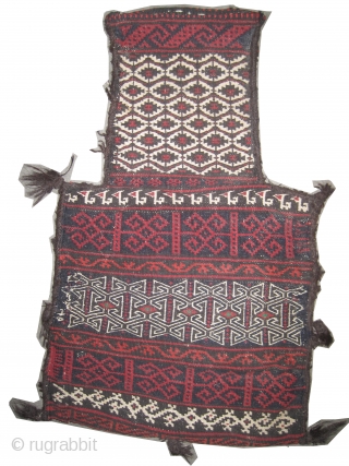 Belutch Namakdar Persian circa 1915 antique salt bag, Collector's item, Size: 61 x 46 (cm) 2'  x 1' 6"  carpet ID: A-1030
Woven with three different techniques and hand spun wool,  ...