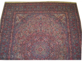 
Birjend Persian signed circa 1920 old. Size: 356 x 272 (cm) 11' 8" x 8' 11"  carpet ID: P-6278
Certain places the pile is slightly short, very fine knotted and in its  ...