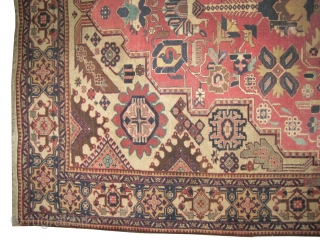 


Ardabil Persian, knotted circa in 1935 semi antique, 340 x 225 (cm) 11' 2" x 7' 5"  carpet ID: P-2783
The black knots are oxidized, the knots are hand spun lamb wool,  ...