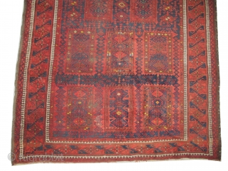 	

Belutch Persian, knotted circa in 1920, antique, collectors item, 238 x 126 (cm) 7' 10" x 4' 2"  carpet ID: BROR-1
The knots, the warp and the weft threads are lamb wool.  ...