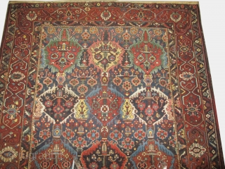 
Baktiar Persian, knotted circa 1930, semi antique, 276 x 349 cm, carpet ID: P-4224
Minor places to be knotted, in good condition.            