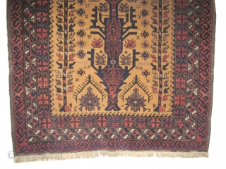 
Belutch prayer Persian, knotted circa in 1924, semi antique, 83 x 126 cm, carpet ID: BRDI-62
The knots, the warp and the weft threads are hand spun lamb wool. Goat hair background, thick  ...