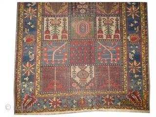 


Baktiar-Mejidiye Persian, knotted circa in 1905, antique, collector's item, 200 x 140 (cm) 6' 7" x 4' 7"  carpet ID: K-3459
The knots are hand spun lamb wool, the black knots are  ...