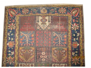 


Baktiar-Mejidiye Persian, knotted circa in 1905, antique, collector's item, 200 x 140 (cm) 6' 7" x 4' 7"  carpet ID: K-3459
The knots are hand spun lamb wool, the black knots are  ...