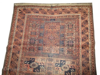 
	

Belutch Persian, knotted circa in 1935 semi antique,  204 x 110 (cm) 6' 8" x 3' 7"  carpet ID: K-4393
The knots, the warp and the weft threads are hand spun  ...