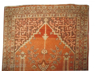 	

Hajijelili-Tabriz Persian knotted circa in 1900 antique, collector's item, 81 x 57 (cm) 2' 8" x 1' 10"  carpet ID: K-4577
Prayer design, high pile in perfect condition, fine knotted, the background  ...