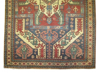 Kasim Ushak Caucasian old. Collector's item. Size: 265 x 166 (cm) 8' 8" x 5' 5"  carpet ID: V-58
Perfect condition, high pile, soft, high standard quality and in its original shape.
More  ...