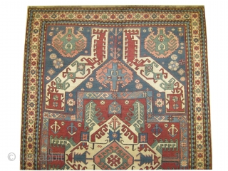 Kasim Ushak Caucasian old. Collector's item. Size: 265 x 166 (cm) 8' 8" x 5' 5"  carpet ID: V-58
Perfect condition, high pile, soft, high standard quality and in its original shape.
More  ...