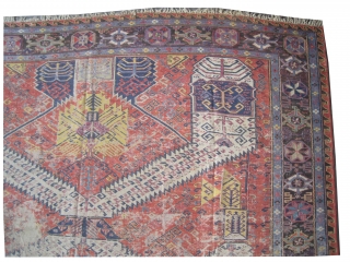 

Dragon Soumak Caucasian kilim woven circa in 1912 antique, collector's item, 340 x 267 (cm) 11' 2" x 8' 9"  carpet ID: A-826
Dragon design, woven with hand spun wool and Soumak  ...