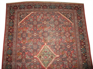 

Mahal Persian knotted circa in 1916 antique, 319 x 237 (cm) 10' 6" x 7' 9"  carpet ID: P-5490
The knots are hand spun lamb wool, the black knots are oxidized, the  ...