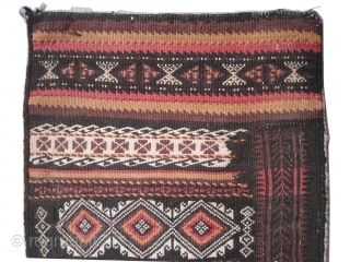 
Fragment-Belutch Persian knotted circa 1924 semi antique. 44 x 94 cm  carpet ID: UOE-12
The warp and the weft threads are hand spun wool mixed with goat hair, the back covered kilim  ...
