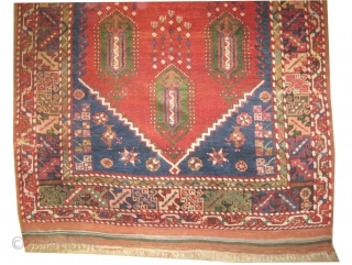 	

Anatolian Dazgir antique and signed. 298 x 159 (cm) 9' 9" x 5' 3" Carpet ID: K-3621
The knots are hand spun wool, high pile, in good condition except one corner is damaged,  ...