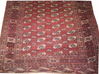  	

Yemouth Turkmen circa 1925 Semi antique, Size: 350 x 222 (cm) 11' 6" x 7' 3"  carpet ID: MMM-15
The edges are finished with 4 cm kilim, the knots are hand  ...